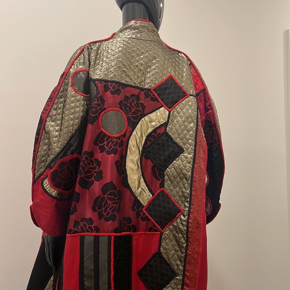 Oversized Long Judith Roberts Jacket - Picture 5 of 6